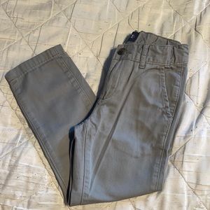 Children’s Place Kid Boy Youth Gray Chino Straight Fit Pants
